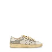 Golden Goose Beige Sneakers med Broderad Stjärna Beige, Herr