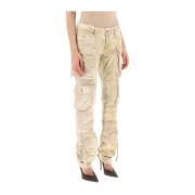 The Attico Jeans Beige, Dam