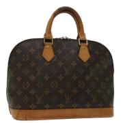 Louis Vuitton Vintage Pre-owned Canvas handvskor Brown, Dam