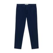 Roy Roger's Djuphavsblå Chino Byxor Slim Fit Blue, Herr