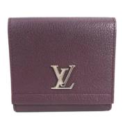 Louis Vuitton Vintage Pre-owned Laeder plnbcker Purple, Dam