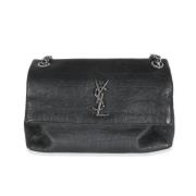 Yves Saint Laurent Vintage Pre-owned Laeder axelremsvskor Black, Dam