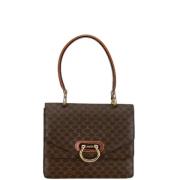 Celine Vintage Pre-owned Canvas handvskor Brown, Dam