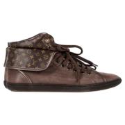 Louis Vuitton Vintage Pre-owned Belagd canvas sneakers Brown, Dam