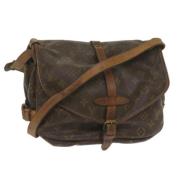 Louis Vuitton Vintage Pre-owned Canvas louis-vuitton-vskor Brown, Dam