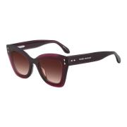 Isabel Marant Plum/Violet Shaded Sunglasses Brown, Dam