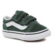 Vans Td Old Skool V Sneakers Green, Herr