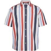 Tommy Jeans Randig avslappnad passform skjorta Multicolor, Herr