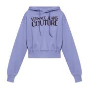 Versace Jeans Couture Hoodie Purple, Dam