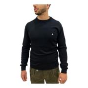 Manuel Ritz Herr Crew Neck Tröja, Ull Black, Herr