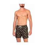 F**k Tryckta Microfiber Komfort Shorts Multicolor, Herr