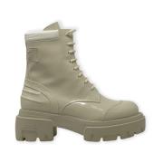 Msgm Stilfull Boot Kollektion Beige, Dam