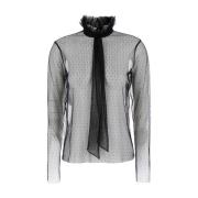 Philosophy di Lorenzo Serafini Svart Skjorta Camicia Black, Dam