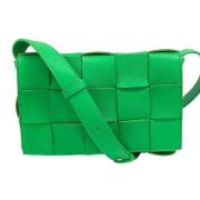 Bottega Veneta Vintage Pre-owned Laeder axelremsvskor Green, Dam