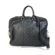 Gucci Vintage Pre-owned Laeder gucci-vskor Gray, Herr