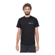 Karl Lagerfeld Svart kortärmad T-shirt Casual Höst Vinter Black, Herr