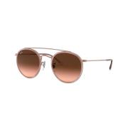 Ray-Ban Metallsolglasögon i koppar med brun gradient Brown, Unisex