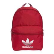 Adidas Originals Röd Adicolor Ryggsäck för Män och Kvinnor Red, Unisex