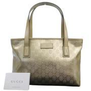 Gucci Vintage Pre-owned Canvas gucci-vskor Yellow, Dam