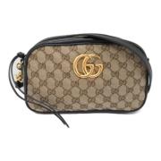 Gucci Vintage Pre-owned Canvas gucci-vskor Beige, Dam