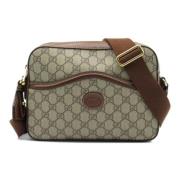 Gucci Vintage Pre-owned Canvas gucci-vskor Beige, Herr