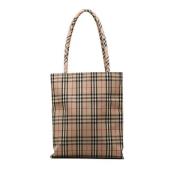 Burberry Vintage Pre-owned Canvas totevskor Brown, Dam