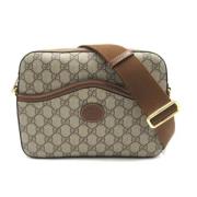 Gucci Vintage Pre-owned Canvas gucci-vskor Beige, Dam