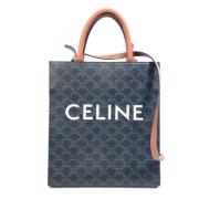 Celine Vintage Pre-owned Tyg totevskor Blue, Dam