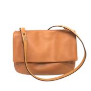 Hermès Vintage Pre-owned Laeder crossbodyvskor Brown, Dam