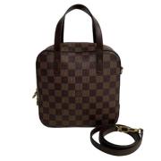 Louis Vuitton Vintage Pre-owned Canvas handvskor Brown, Dam