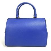 Celine Vintage Pre-owned Laeder handvskor Blue, Dam