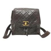 Chanel Vintage Pre-owned Laeder chanel-vskor Brown, Dam