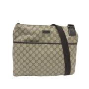 Gucci Vintage Pre-owned Canvas gucci-vskor Beige, Dam