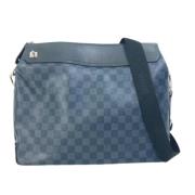 Louis Vuitton Vintage Pre-owned Tyg louis-vuitton-vskor Blue, Dam