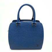 Louis Vuitton Vintage Pre-owned Laeder louis-vuitton-vskor Blue, Dam