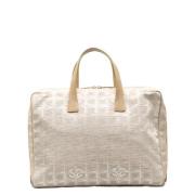 Chanel Vintage Pre-owned Canvas chanel-vskor Beige, Dam