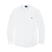 Ralph Lauren Featherweight Mesh Shirt White, Herr