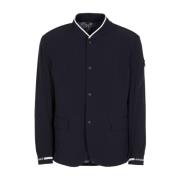 Armani Exchange Navy Blue Blazer Jacket Set Blue, Herr