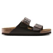 Birkenstock Klassiska lädersandaler Brown, Dam