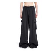 Palm Angels Monogram Cargo Pants i Svart Black, Herr