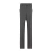 Valentino Melange Wide Leg Pant Gray, Dam