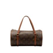 Louis Vuitton Vintage Pre-owned Canvas handvskor Brown, Dam