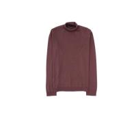 Roberto Collina Rollneck Sweater Brown, Herr