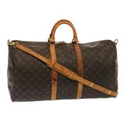 Louis Vuitton Vintage Pre-owned Canvas resvskor Brown, Dam