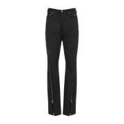 Rick Owens Svart Vax Banan Jeans Black, Herr