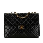 Chanel Vintage Pre-owned Laeder chanel-vskor Black, Dam