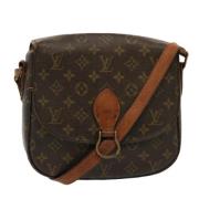 Louis Vuitton Vintage Pre-owned Canvas louis-vuitton-vskor Brown, Dam