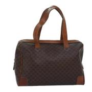 Celine Vintage Pre-owned Laeder handvskor Brown, Dam