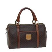 Celine Vintage Pre-owned Laeder handvskor Brown, Dam