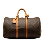 Louis Vuitton Vintage Pre-owned Canvas louis-vuitton-vskor Brown, Dam